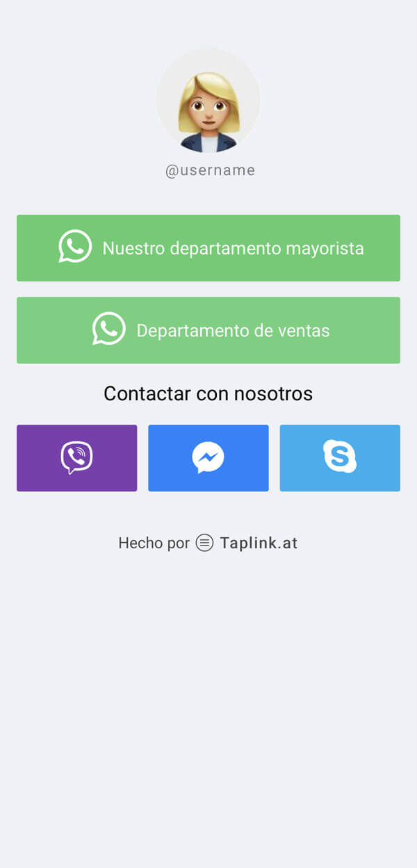 Taplink: Aplicaciones de mensajería
