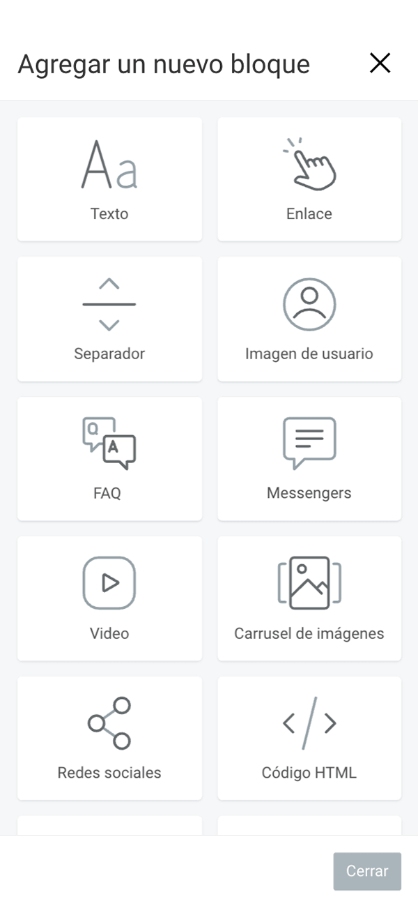Taplink: Available blocks