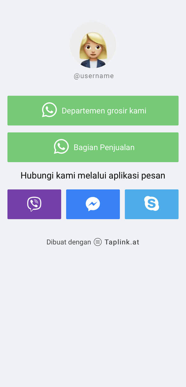 Taplink: Messengers