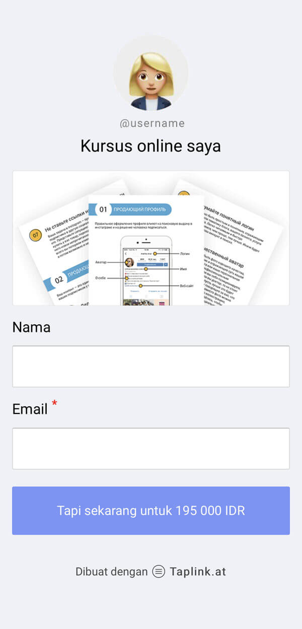 Taplink: Jejaring sosial